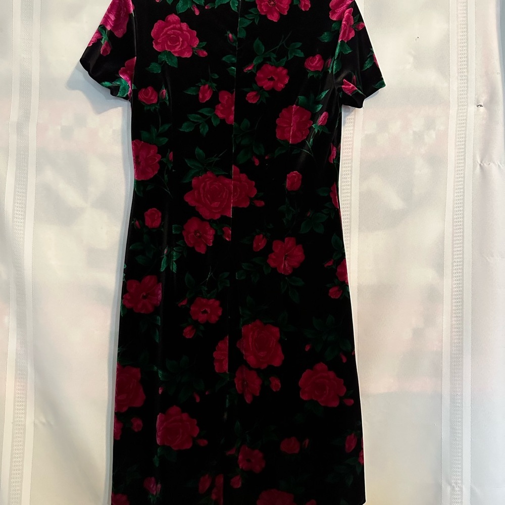 Maggy London Asian Style Velvet Dress - Picture 7 of 12
